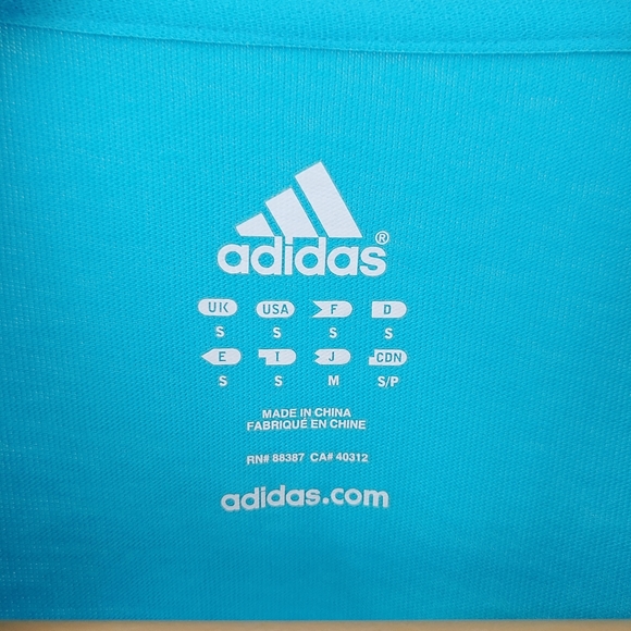 Adidas Graphic T-Shirt Basketball Tee Size Small Blue - Picture 12 of 12